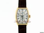 Franck Muller MASTER BANKER 3 TIMEZONE AUTOMATIC YELLOW GOLD MEN'S
