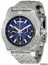 Breitling Chronomat B01 Blue Dial Automatic Chronograph Mens Watch AB011011-C789SS