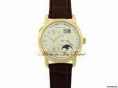 A. Lange & Sohne Lange 1 Moonphase Yellow Gold on Strap