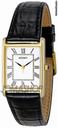 Seiko Dress Black Leather Strap Mens Watch SNF672