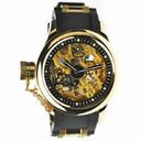 Invicta Russian Diver Gold Skeleton Dial Mechanical Ladies Watch 1844