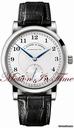 A. Lange & Sohne LANGE 1815 MANUAL WIND NEW 40mm WHITE GOLD ON STRAP - RARE