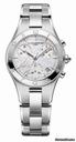 Baume & Mercier and  Linea Chronograph Mother of Pearl Diamond Ladies Watch MOA10012