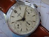 Jaeger-LeCoultre 1950s RARE TRI-COMPAX JAEGER VALJOUX 72 CHRONOGRAPH