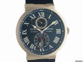 Ulysse Nardin Maxi Marine Chronometer Blau Kautschuk 43mm