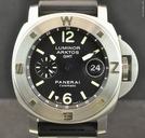 Panerai S/S Black Dial Luminor Arktos GMT B&P Pam00186