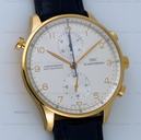 IWC Portuguese Chronograph Rattapante 18K Rose Gold w/Deployant Buckle