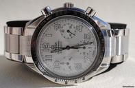 Omega Speedmaster Automatik Edelst. Chronograph Perlmuttziffeblatt