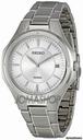 Seiko Silver Dial Stainless Steel Mens Watch SGEF59