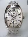 Franck Muller Master Banker GMT trois fuseaux horaires complet acier