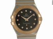 Omega Constellation Lady Stahl/Rosegold Diamond 27mm