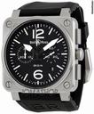 Bell & Ross Aviation Black Dial Chronograph Automatic 42MM Mens Watch BR-03-94-STEEL