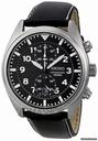 Seiko Black Dial Stainless Steel Chronograph Mens Watch SNN231P2