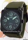 Bell & Ross BR03-92-CK Military Ceramic, Green Ceramic