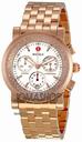 Michele Sport Sail Rose Gold Plated Steel Ladies Chronograph Watch MWW01C000059