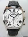 JeanRichard Chronographe rectangulaire cadran blanc