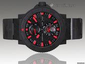Ulysse Nardin Maxi Marine Diver 200m "BLACK SEA" LIMITED EDITION - 46mm Rubber Coated Stainless Steel Case - Brand New in Box