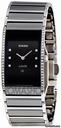 Rado Integral Medium Diamond Dial Platinum Tone Ceramic Watch R20758752