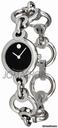 Movado Circlo Black Dial Stainless Steel Ladies Watch 606487