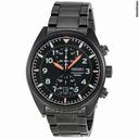 Seiko Sports Black Stainless Steel Chronograph Mens Watch SNN237