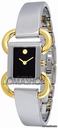 Movado Linio Black Dial Stainless Steel Ladies Watch 0606472