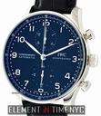 IWC Portuguese Chronograph Black Dial 3714 Like New