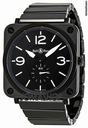 Bell & Ross Black Dial Black Ceramic Unisex Watch BRS-BL-CER