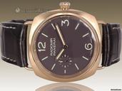 Panerai PAM 336 M - 42mm 18k Rose Gold Radiomir - Chocolate Brown Sandwich Dial - New In-House Manufattura Movement - Brand New in Box