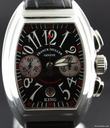 Franck Muller king Conquistador chronograph crocodile strap