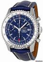 Breitling Navitimer World Blue Dial Chronograph Mens Watch A2432212-C651BLCD