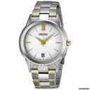 Seiko Silver Dial Two Tone Mens Watch SGEF45