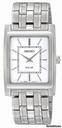 Seiko White Dial Stainless Steel Solar Mens Watch SUP895