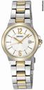 Seiko Silver Dial Two Tone Ladies Watch SXDC86