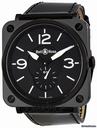 Bell & Ross Aviation Black Dial Black Patent Leather Unisex Watch BRS-BLK-BKPAT