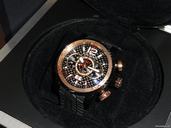 Graham GRAND SILVERSTONE LUFFIELD GMT ROSE GOLD & PVD BLACK CARBON