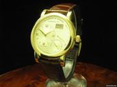 A. Lange & Sohne Lange 1 18kt Gold Handaufzug Herrenuhr