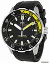 IWC Aquatimer Black Dial Rubber Strap Automatic Mens Watch 3568-10