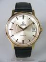 Omega Classique vintage or plaque cadran silver