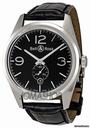 Bell & Ross Officer Black Dial Automatic Mens Watch BR123-OFFICER-BL