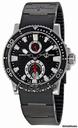 Ulysse Nardin Maxi Marine Diver Black Dial Mens Watch 263-33-3C-82