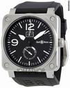 Bell & Ross Grande Date and Reserve De Marche Automatic Mens Watch BR0390-BL-ST