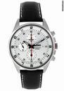 Seiko Silver Dial Chronograph Stainless Steel Mens Watch SNDC87P2