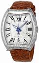Bedat & Co No 3 Opaline Guilloche Dial Brown Alligator Strap Automatic Ladies Watch 315-020-100