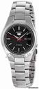 Seiko 5 Black Dial Stainless Steel Mens Watch SNK607