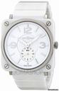 Bell & Ross Aviation 39 MM White Unisex Watch BRS-WH-CERAMIC/SCE