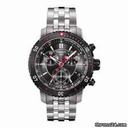 Tissot T-Sport PRS200 Chronograph Black Textured Dial Mens Watch T0674172105100