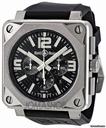 Bell & Ross Chronograph Automatic Black Carbon Fiber Black Rubber Mens Watch BR0194TIPROFIB