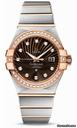 Omega Constellation Chronometer 31 mm Brushed Steel and Red Gold