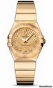 Omega Constellation Quartz 27 mm Polished Yellow Gold