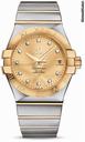 Omega Constellation Chronometer 35 mm Brushed Steel and Yellow Gold